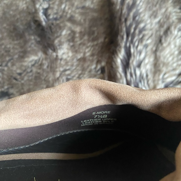 Elizabeth & James taupe suede platform heels 7.5B - Picture 8 of 8